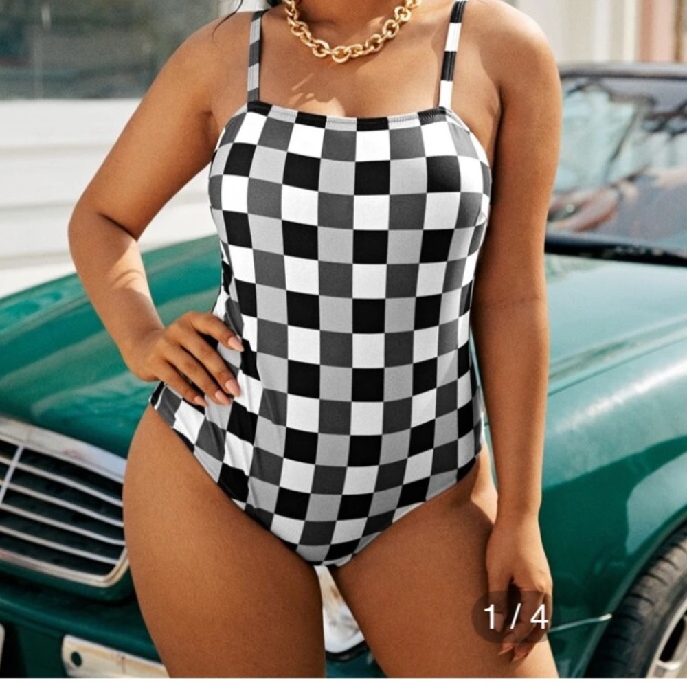 Checkered one piece